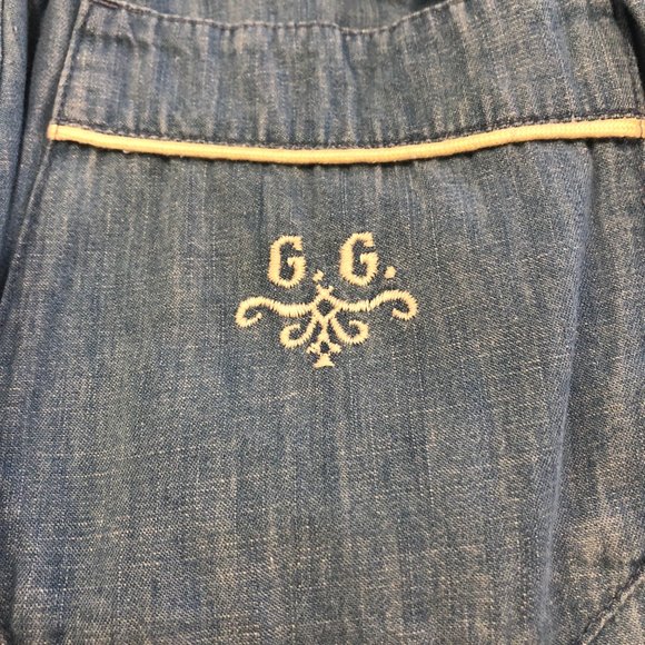 Gucci Button Fly Shorts in Blue - Picture 5 of 6